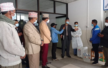 स्वास्थ्य सामग्री बोकेर नेमकिपा सचिव सुवाल जुम्लामा